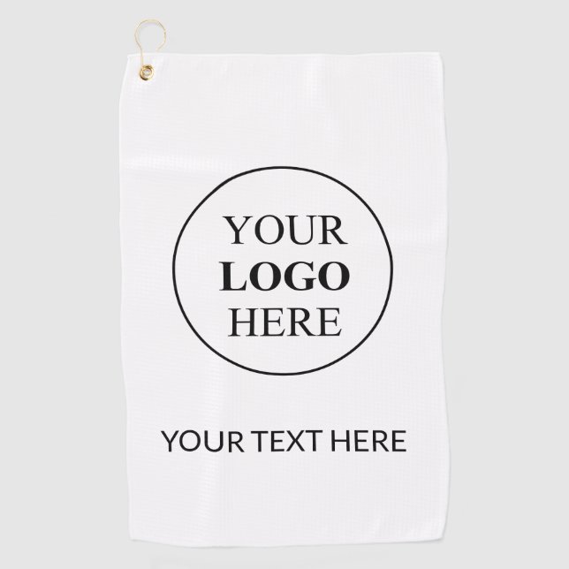 Serviette De Golf Logo promotionnel personnalisé - Pas de commande m (Devant)