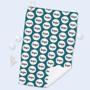 Serviette De Golf Logo simple Motif Business Promotionnel Gree Turqu