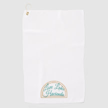Love Lake Hacienda Golf Towel