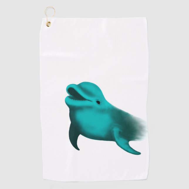 Serviette De Golf Lucky Dolphin (Devant)