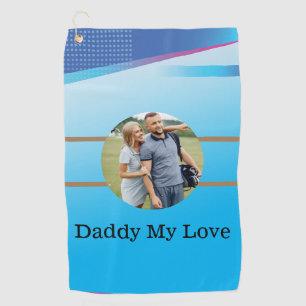 Serviette De Golf Lucky Towel pour papa : Best Dad Golf Towel