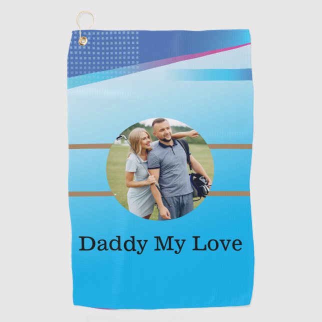 Serviette De Golf Lucky Towel pour papa : Best Dad Golf Towel (Devant)