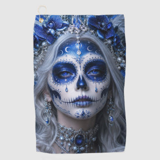 Serviette De Golf Lune de saphir Calavera – Céleste Bleu