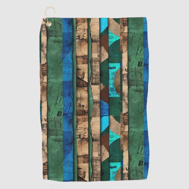 Serviette De Golf Luxe raffiné Ile des Caraïbes africaines (Devant)