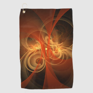Serviette De Golf Magie du matin Art Abstrait