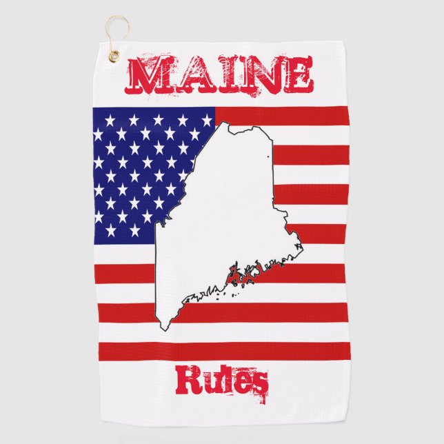 SERVIETTE DE GOLF MAINE    (Devant)