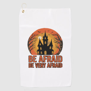 Serviette De Golf Maison hantée Craignez Design Halloween vintage_1