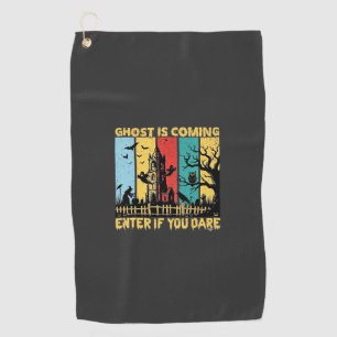 Serviette De Golf Maison Hantée Halloween Sorcière Chouette Arrivée 