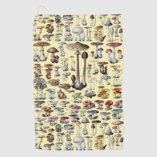 Serviette De Golf Maisonnette Champêtre Vintage aux Champignons Bota
