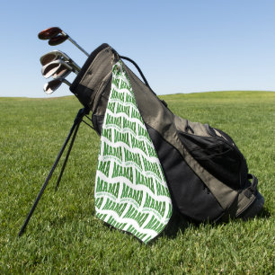 Serviette De Golf MAMA REINE DU VERT Custom Women's