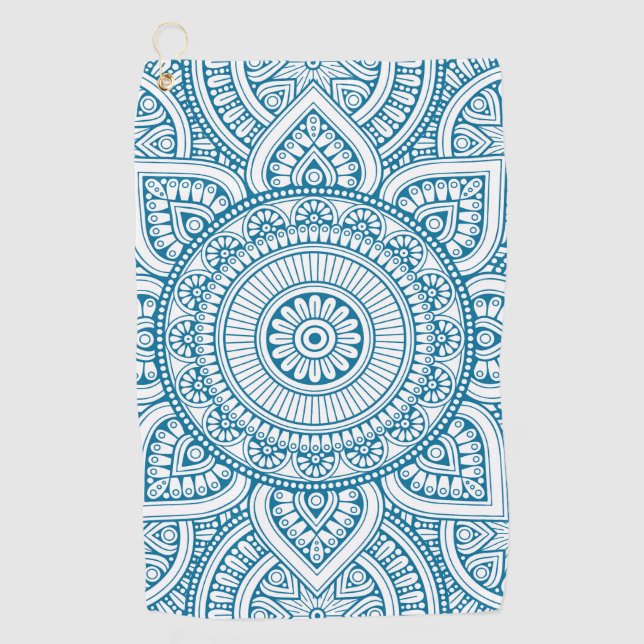 Serviette De Golf Mandala (Devant)