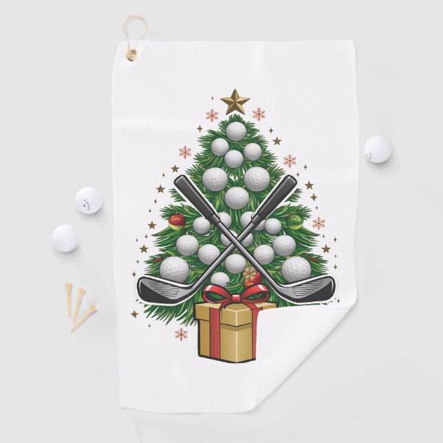Serviette De Golf Matériel de golf Christmas Tree Golf (En situation)
