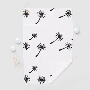 Serviette De Golf Mauvaise herbe arrive mignon cynique pissenlit Drô
