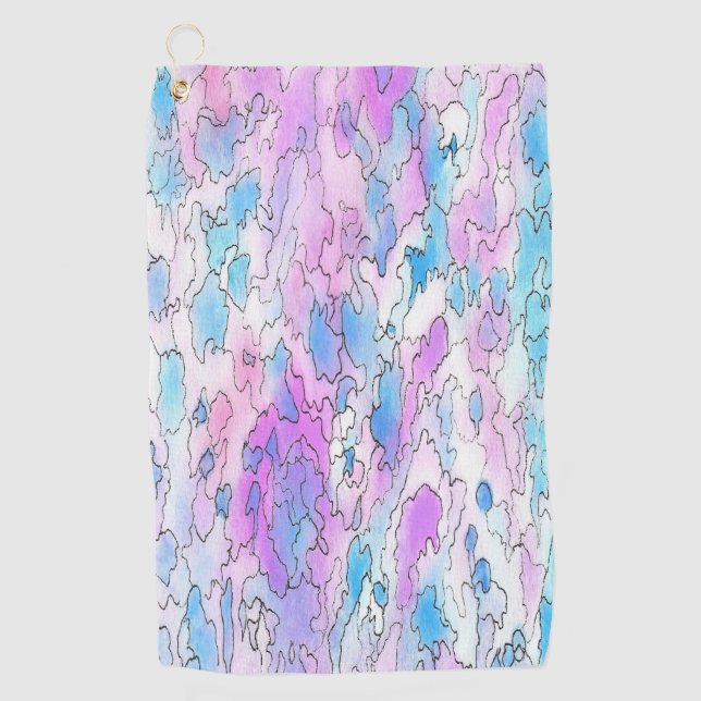 Serviette De Golf Maze du matin (Devant)