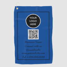 Médias sociaux QR Code Scannable Blue Professional