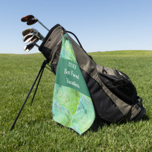 Serviette De Golf Meilleur Ami Vacances Artistique Green Girls Trip