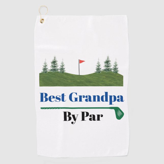 Serviette De Golf Meilleur Grand-Père Par Par (Devant)
