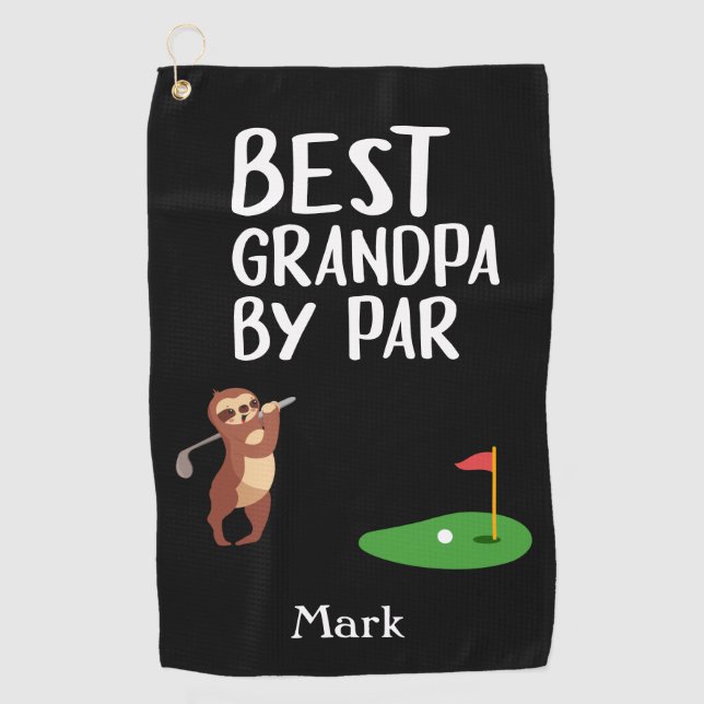 Serviette De Golf Meilleur grand-père par Par pour grand-père (Devant)