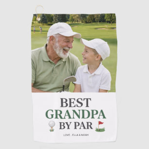 Serviette De Golf Meilleur Grand-Père par Photo Golf Serviette