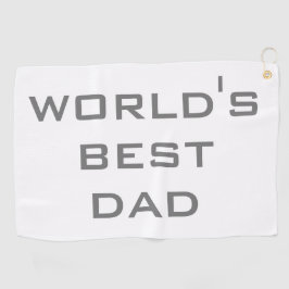 Serviette De Golf Meilleur papa du monde de la fête des pères