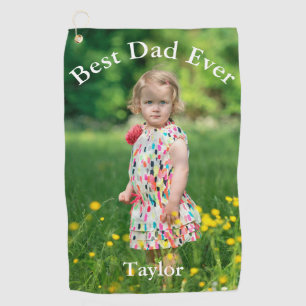 Serviette De Golf Meilleur papa jamais photo