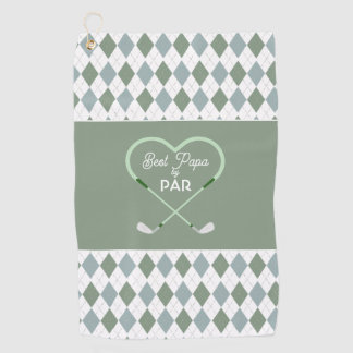 Serviette De Golf Meilleur Papa Moderne Simple par Par Men