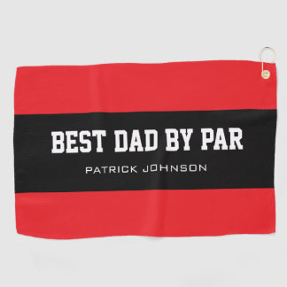 Serviette De Golf Meilleur papa par cadeau de fête des pères