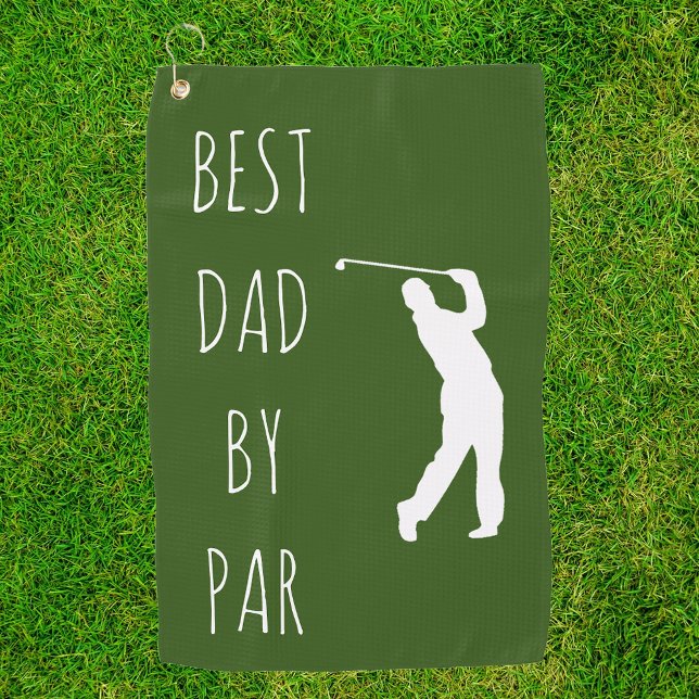 Serviette De Golf Meilleur papa par Par Funny Golf Golf (Créateur téléchargé)