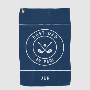 Serviette De Golf Meilleur Papa par Par Humour de golfeur drôle bl