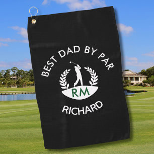 Serviette De Golf Meilleur Papa Par Par Par Personnalisé Hommes