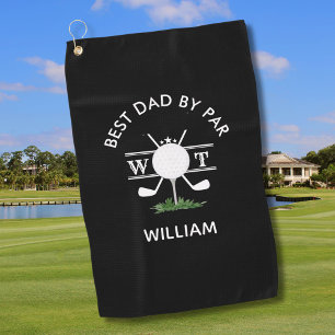 Serviette De Golf Meilleur Papa Par Par Par Personnalisé Hommes