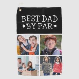 Serviette De Golf Meilleur papa par photo Collage