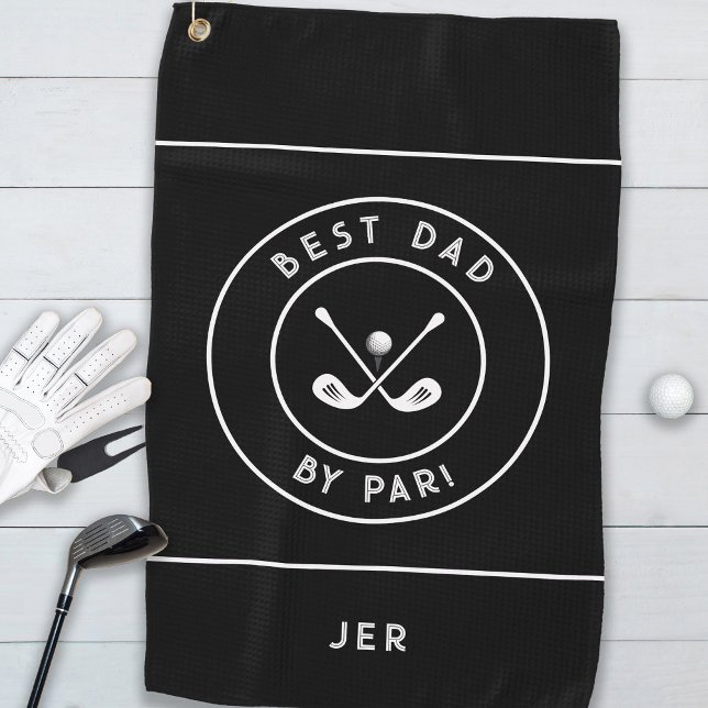 Serviette De Golf Meilleur papa par rapport | Funny Golfer Humour Go (Best Dad By Par | Funny Golfer Humor Golf Golf Towel)