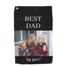 Meilleur papa Photo Pro Mère's Day Golf Towel