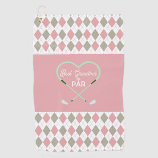 Serviette De Golf Meilleure Grand-Mère Moderne Simple par