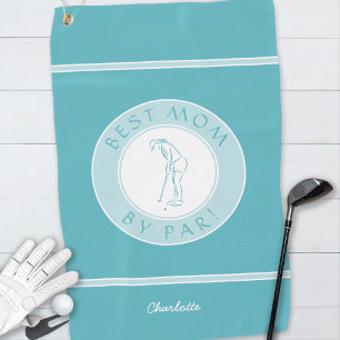 Serviette De Golf Meilleure maman Par Par Par Élégant Sports Golfer 