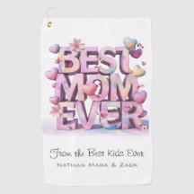 *~ MEILLEURE MOM JAMAIS Mère Fleurs Coeurs Fête de
