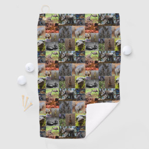 Serviette De Golf Merveilles sauvages : un collage photographique au