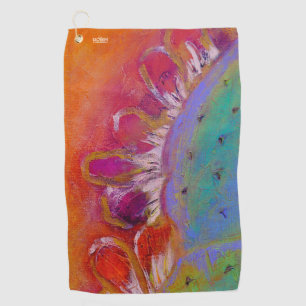 Serviette de golf "Midnight Prickly Pear"