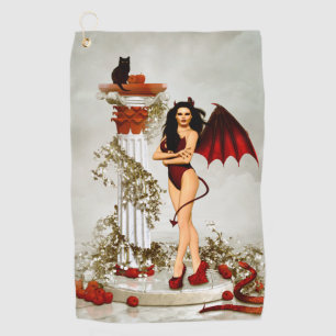 Serviette De Golf Mieux vaut connaître le diable