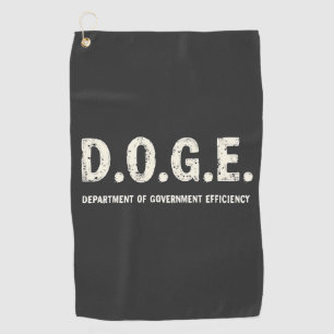 Serviette De Golf Ministère De L'Efficacité Gouvernementale Chien De