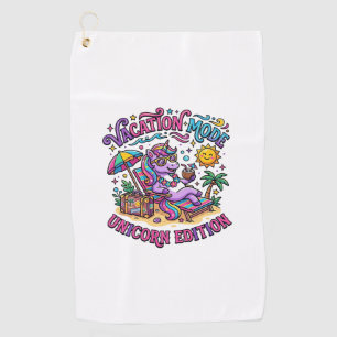 Serviette De Golf Mode Vacances Licorne Édition Licorne Commercial P