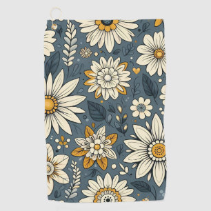Serviette De Golf Modèle Floral vintage