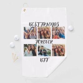 Serviette De Golf Modèle photo personnalisé "Best Friends Forever"