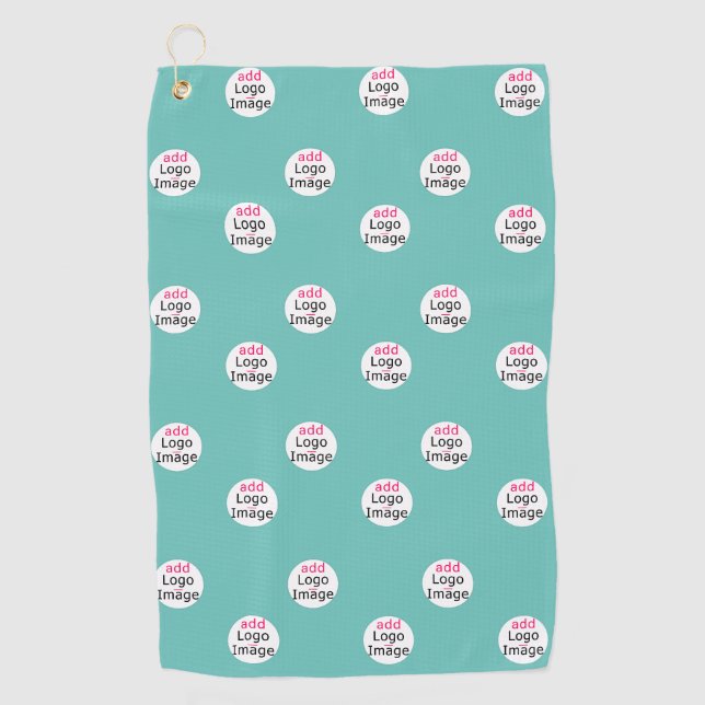 Serviette De Golf Moderne Professionnel Personnalisé Monnaie Vert (Devant)