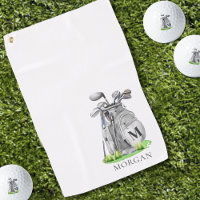 Monogramme de golfeur personnalisé