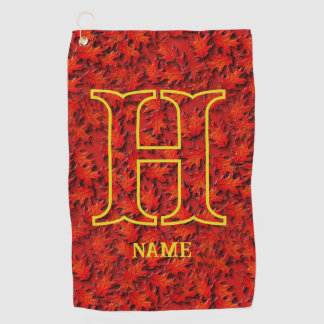Serviette De Golf Monogramme personnalisé avec vos initiales et nom