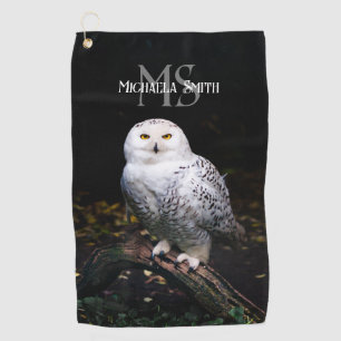 Serviette De Golf Monogramme personnalisé du nom majestueux de la ch