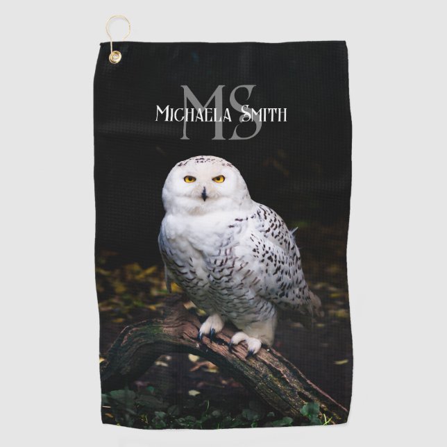 Serviette De Golf Monographie de hivernal majestueux hivernal (Devant)