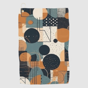 Serviette De Golf Motif Abstrait minimal sans fil - géométrique (15)